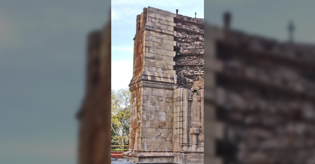 Cathedral of St. John the Divine before restoration by Graciano Corporation