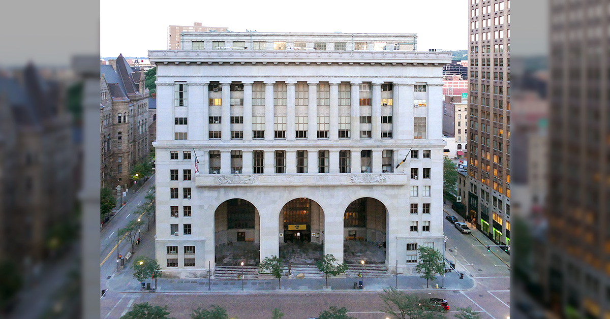 Pittsburgh City-County Building after restoration by Graciano Corporation