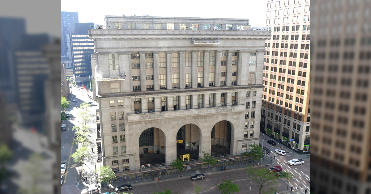 Pittsburgh City-County Building before restoration by Graciano Corporation