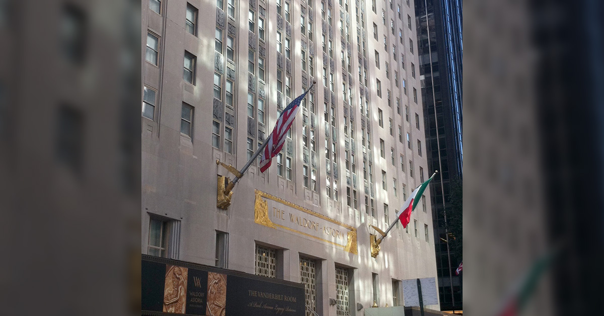 Waldorf-Astoria after restoration by Graciano Corporation