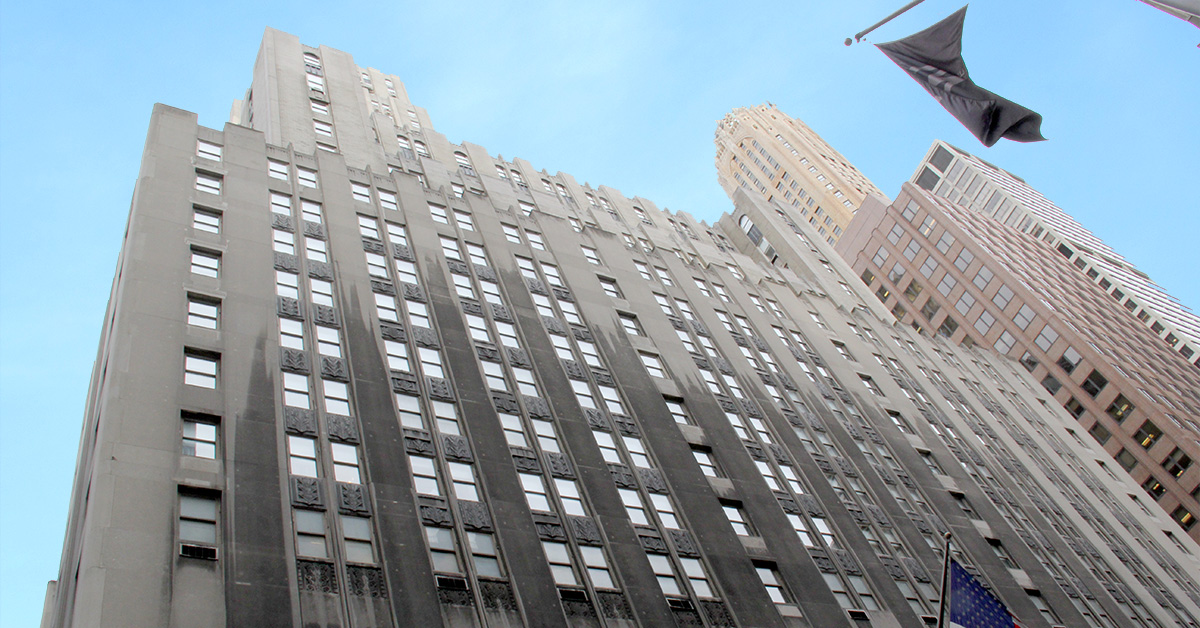 Waldorf-Astoria before restoration by Graciano Corporation